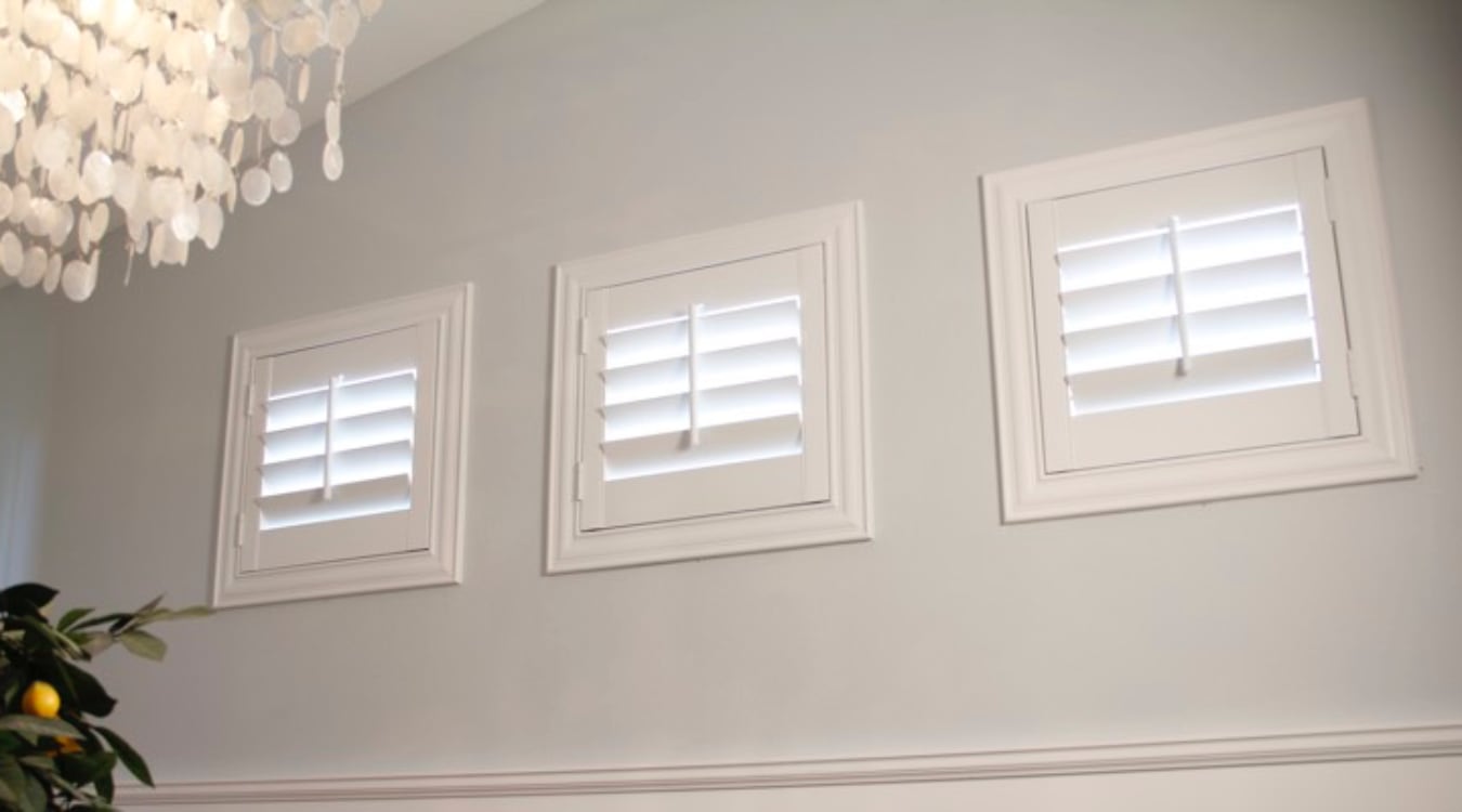 Sacramento small window shutters